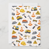 Invitation Construction 1ST Birthday | Builder Truck Party  (Dos)