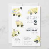 Invitation Construction 2e anniversaire (Devant)
