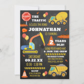 Invitation Construction 2e anniversaire (Devant)