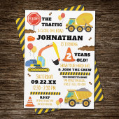 Invitation Construction 2e anniversaire