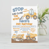 Invitation Construction 2e anniversaire de la fête du camion (Debout devant)