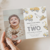 Invitation Construction 2nd TWO Birthday Party