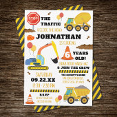 Invitation Construction 6e anniversaire