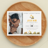 Invitation Construction Anniversaire Pompage Camion Diguck Ph