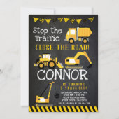 Invitation Construction, Camion à benne (Devant)