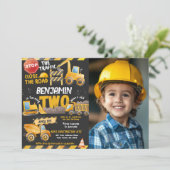 Invitation Construction, Camion de vidange 2e anniversaire (Debout devant)