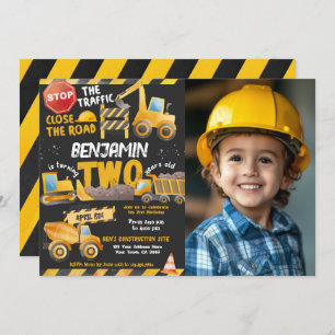 Invitation Construction, Camion de vidange 2e anniversaire