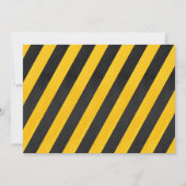 Invitation Construction, Camion de vidange 3e anniversaire (Dos)