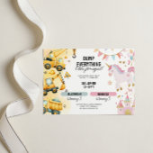 Invitation Construction conjointe et naissance de la soeur de