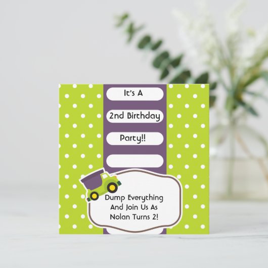 Invitation Construction d'un camion-citerne Customisé (Debout devant)