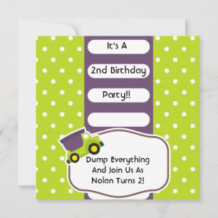 Invitation Construction d'un camion-citerne Customisé