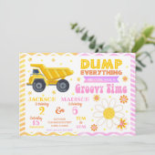 Invitation Construction et Groovy Joint Anniversaire (Debout devant)