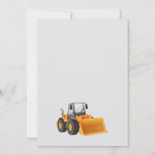 Invitation Construction Truck 'I Dig Being One' Birthday  (Dos)