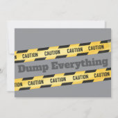 Invitation Construction Vehicles First Birthday Dump Truck (Dos)