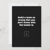 Invitation Construire Une Équipe (Devant)