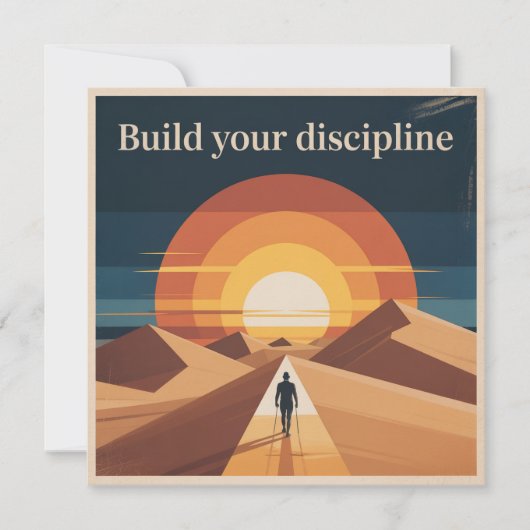 Invitation Construisez Votre Discipline (Devant)