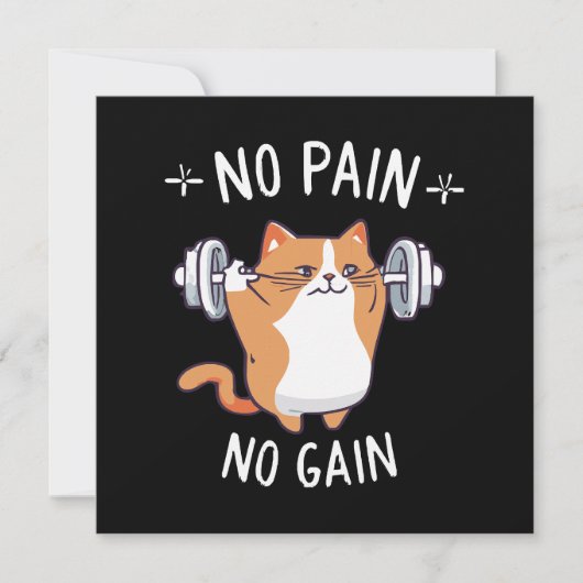 Invitation Construisons du Muscle ! C'est l'heure de la gym ! (Devant)