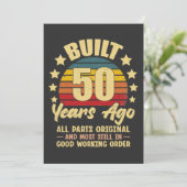Invitation Construit il y a 50 ans Toutes les pièces d'origin (Debout devant)