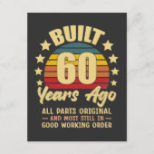 Invitation Construit il y a 60 ans Toutes les pièces d'origin (Devant)