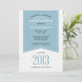 Invitation Contact d'invitation de fête de remise des (Debout devant)