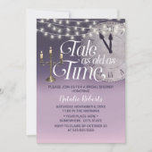 Invitation Conte aussi vieux que temps Purple Ombre Fête des (Devant)