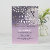 Invitation Conte aussi vieux que temps Purple Ombre Fête des (Debout devant)