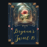 Invitation Conte aussi vieux que Time Enchanted Rose Sweet 16<br><div class="desc">Customisez cette invitation avec vos coordonnées pour votre événement.</div>