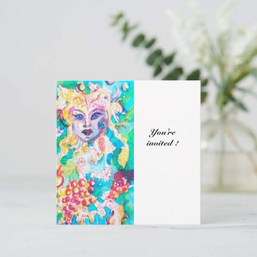 INVITATION CONTE DE FÉE AU RAISIN (Debout devant)