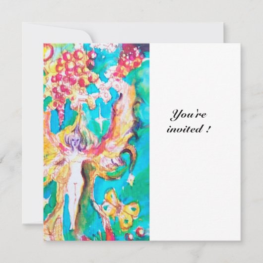 INVITATION CONTE DE FÉE AU RAISIN (Devant)