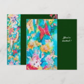 INVITATION CONTE DE FÉE AU RAISIN 2 (Devant / Derrière)