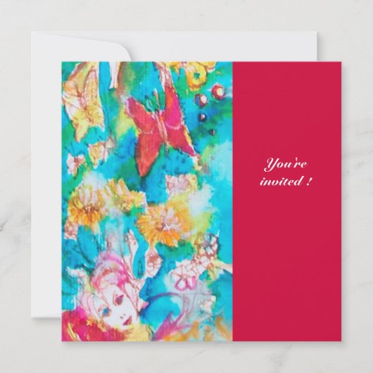 INVITATION CONTE DE FÉE AU RAISIN 2 (Devant)