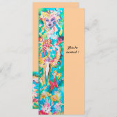 INVITATION CONTE DE FÉE AU RAISIN 4 (Devant / Derrière)