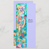 INVITATION CONTE DE FÉE AU RAISIN 8 (Devant / Derrière)