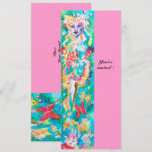 INVITATION CONTE DE FÉE AU RAISIN 9 (Devant / Derrière)