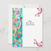 Invitation CONTE DE FÉE AU RAISIN glace métallique (Dos)