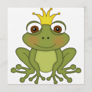 Invitation Conte de fée de la Grenouille