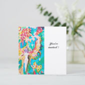 Invitation CONTE DE FÉE DE LA VIGNE1 or métallisé doré (Debout devant)