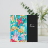 Invitation CONTE DE FÉE DE RAISIN 2 noir (Debout devant)