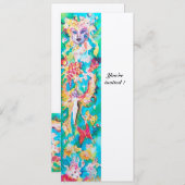 Invitation CONTE DE FÉE DE RAISIN 4 or métallisé (Devant / Derrière)