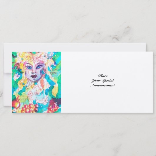 Invitation CONTE DE FÉE GRAPPE 5 champagne métallisé (Dos)