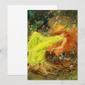 Invitation Conte de fées Arthur Wardle (Devant / Derrière)