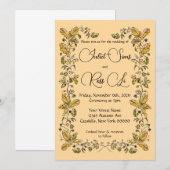 Invitation Conte de Fées d'Automne (Devant / Derrière)