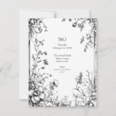 Invitation Conte de fées de livre d'images, dessiné à la main (Dos)