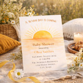 Invitation Contemporary Sunrise Aesthetic