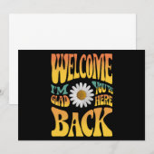 Invitation Content de Vous Revoir Professeur  (Devant / Derrière)