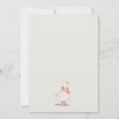 Invitation contes Baby shower Canard Beatrix Potter (Dos)