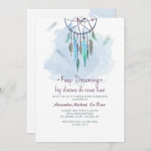 Invitation Continuez à rêver l'invitation d'obtention du (Devant / Derrière)