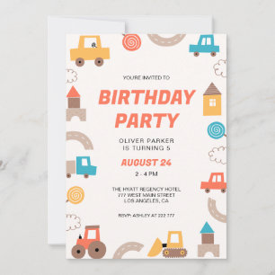 Invitation Continuez pour célébrer l'anniversaire