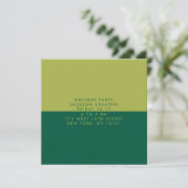 Invitation Contraste Simple Moderne (Debout devant)