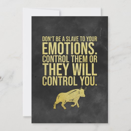 Invitation Contrôlez vos émotions d'investisseur (Devant)